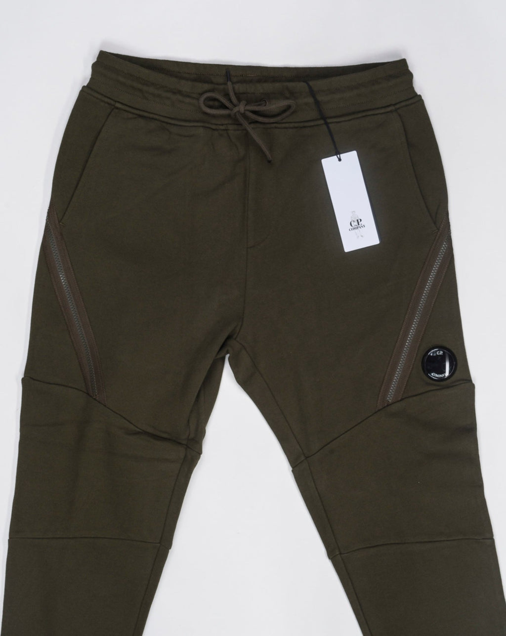 Shop Preme Semi Stacked Cargo Fleece Pants PRKB100-OLV green