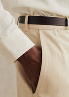 De Bonne Facture Heavy Cotton Drill Balloon Trousers / Cream