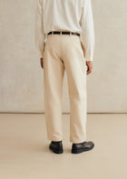 De Bonne Facture Heavy Cotton Drill Balloon Trousers / Cream