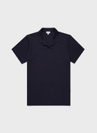 Sunspel Heavyweight Polo Shirt / Navy