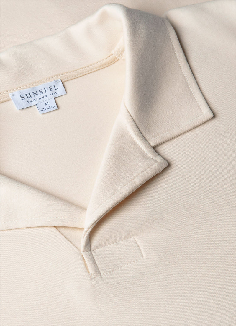 Sunspel Heavyweight Polo Shirt / Undyed