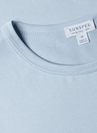 Sunspel Crew Neck T-Shirt / Blue Mist