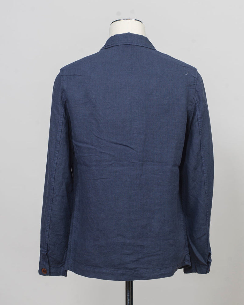 100% linen
Two patch pockets
Made in Italy
Color: Blue/4266
Art. CAM03 3L084 Tela Genova Camillo Linen Overshirt / Blue