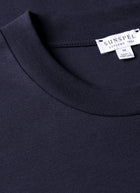 Sunspel Relaxed Fit Heavyweight T-Shirt / Navy