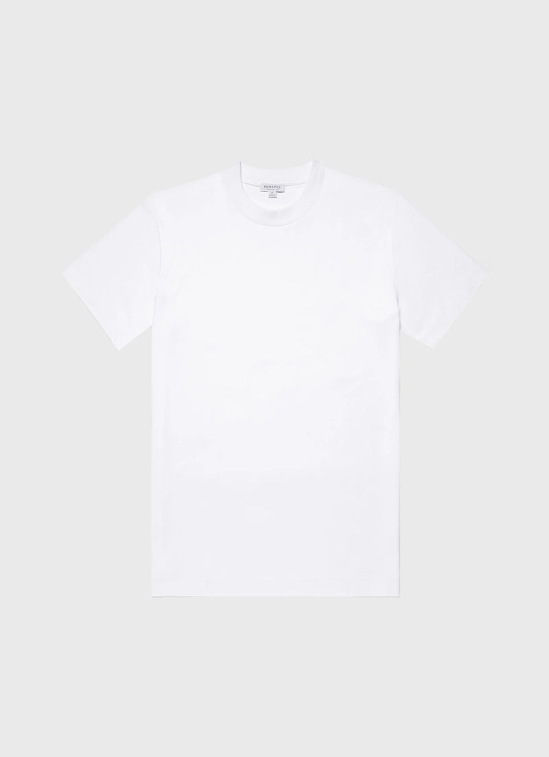 Sunspel Relaxed Fit Heavyweight T-Shirt / White