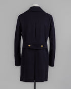 Back Length 95cm (Size 50)
Composition: 90% Wool 10% Cashmere
Lining: 100% Viscose
Padding: 100% Polyester
Model: 50164 Peacoat Lungo Maestrale
Article: 7627
Color: 91 / Navy Sealup Wool & Cashmere Peacoat / Navy