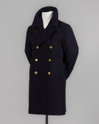 Back Length 95cm (Size 50)
Composition: 90% Wool 10% Cashmere
Lining: 100% Viscose
Padding: 100% Polyester
Model: 50164 Peacoat Lungo Maestrale
Article: 7627
Color: 91 / Navy Sealup Wool & Cashmere Peacoat / Navy