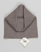 Composition: 100% Cashmere
Article: W24.034WS
Color: Taupe / 20627
Made in Italy Calimar Ribbed Cashmere Neck Warmer / Taupe