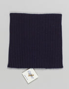 Composition: 100% Cashmere
Article: W24.034WS
Color: Navy / 20102
Made in Italy Calimar Ribbed Cashmere Neck Warmer / Navy