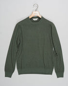 Article: 57167/19588
Color: 628 / Green
Composition: 80% Virgin Wool 10% Cashmere 10% Viscose

Made in Italy Gran Sasso Vintage Crew Neck / Green