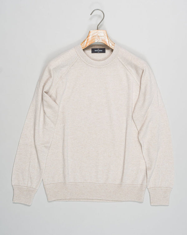 Article: 57143/15547
Color: 113 / Light Beige
Composition: 100% Cashmere

Made in Italy Gran Sasso Cashmere Sweat Shirt / Light Beige