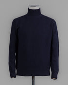 Model: Dolcevita
Article: 7.CI10
Color: Navy
Composition: 90% Wool 10% Cashmere
Made in Florence, Italy G.R.P. Firenze Wool & Cashmere Rollneck / Navy