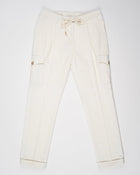 Article: 76111/52202
Composition: 100% Cotton
Color: 005 / Off White

Made in Italy
Gran Sasso Corduroy Cargo Pants / Off White