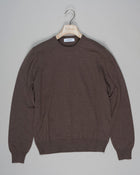 Article: 55159/19699
Color: 183 / Brown
Composition: 80% Virgin Wool 10% Cashmere 10% Viscose

Made in Italy Gran Sasso Wool & Cashmere Crew Neck / Brown