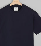 Drake's Cotton Crew Neck Hiking T-Shirt / Navy