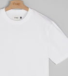 Drake's Cotton Crew Neck Hiking T-Shirt / White