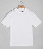 Drake's Cotton Crew Neck Hiking T-Shirt / White